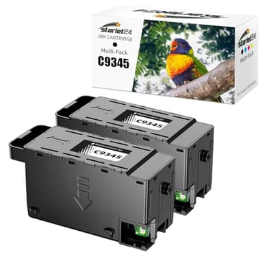 Starlet24 2 Cajas de Mantenimiento C9345 C12C934591 compatibles con Epson C9345 para EcoTank ET-16600 ET-16650 ET-8550 ET-5850 ET-5800 ET-5880 ET-8500 Workforce WF-7840 WF-7835 WF-7830 WF-7310