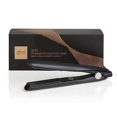 ghd Gold - Plancha de Pelo Profesional Para un Cabello Liso y Brillante - Para Todo Tipo de Cabello - Color Negro, (Enchufe Europeo)