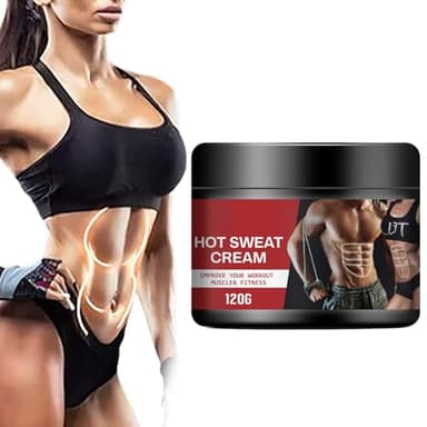 Crema Quema Grasa Abdominal, Crema Adelgazante Abdominal, Crema Reductora Abdomen Mujer Hombre, Hot Cream, Cream Anticelulitica, 120g