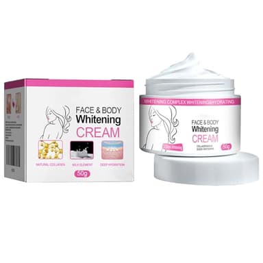 Mnozreo Crema Blanqueadora Axilas,Crema Blanqueadora De Axilas,Cremas Hidratante para Zonas Íntimas,Aclarar las Manchas Corporales,Skin Whitening Cream,50G