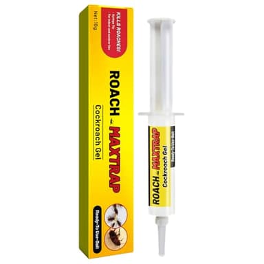 Mnozreo Cebo para Cucarachas,Cebo Profesional Potente Anticucarachas Gel,Elimina Cucarachas Rápidamente,Gel para Eliminar Cucarachas,1PC