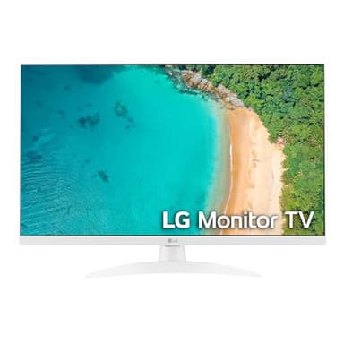 LG 27TQ615S-WZ - Smart Monitor, 27", 1920x1080, IPS, (16:9), webOS22, 250 CD/m², No, Inclinación Fija, DVB-T2 H.265, Altavoces Integrados, Blanco