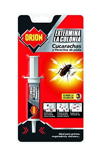 Orion - Jeringa Matacucarachas y Insectos en Gel para Grietas, Respiraderos y Rincones - 4 ml