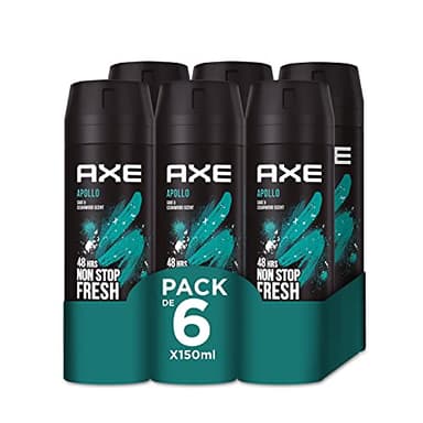 Axe Desodorante Bodyspray Apollo 150ml, pack de 6 unidades