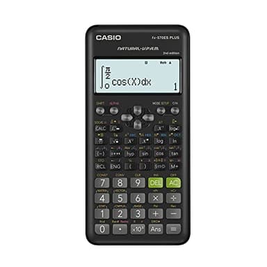 Casio FX-570ES Plus-2 - Calculadora Científica, 417 Funciones, 11 x 77 x 162 mm Negro