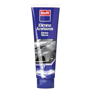 Krafft Reparador de arañazos – Elimina Rayaduras, Restos de Pintura y Manchas Persistentes – Aporta Brillo y Protección – Fácil Aplicación – Seguro para Todo Tipo de Colores y Pinturas – 150 ml