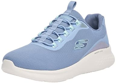 Skechers Skechers Lite Pro Glimmer MeTrainers para Mujer, Borde de Malla de Pizarra, 38.5 EU