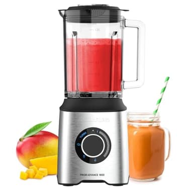 Taurus – Batidora vaso Prior Advance 1800 | 1800W | 2L | 4 Funciones Táctil | Cuchillas Inox desmontables 6 filos | Pica Hielo | Regulador Velocidades | Apto Lavavajillas