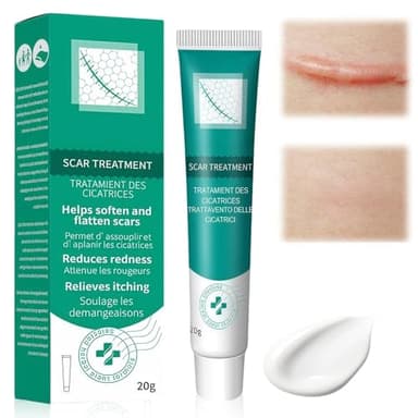 20g Crema para Cicatrices, Pomada para el cuidado de la piel, Suaviza y Mejora la Apariencia, Ayuda a Uniformar la Textura de la Piel, Para Todo Tipo de Piel