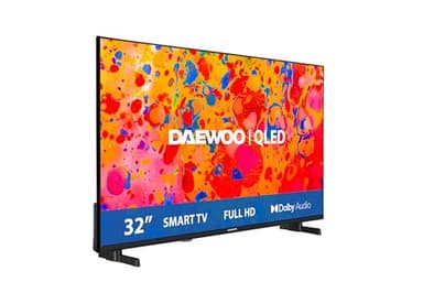 Daewoo TV 32DM65QV Smart TV 32 Pulgadas QLED Full HD (HDR10, 1920x1080, Frameless, Dolby Audio) Gama 2025
