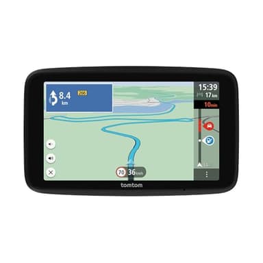 TomTom GPS Coche GO Classic Lite (5", información de tráfico y Alerta de radares, actualizaciones de mapas de Europa Mediante Wi-Fi y Soporte Reversible Integrado)