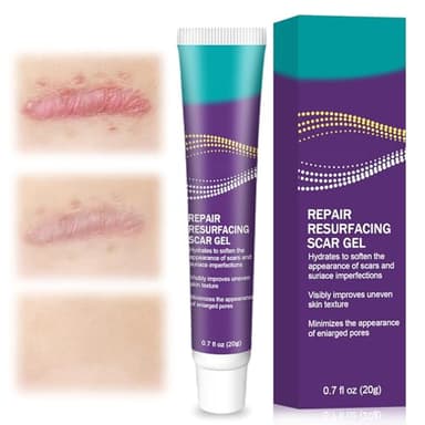 Gel para Cicatrices 20g - Ayuda a Reducir la Apariencia de Cicatrices de Acné, Quirúrgicas o por Heridas - Hidratante de Regeneración Cutánea - Para Pieles Sensibles Hombres y Mujeres