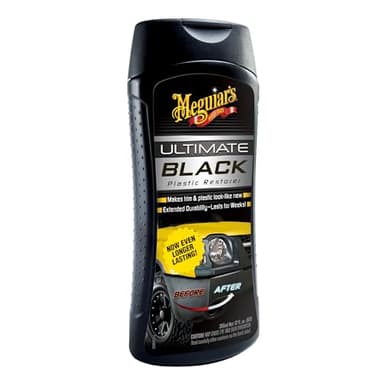 Meguiar´s G15812EU Ultimate Black Plastic Restorer - Restaurador de Plásticos, 355 ml.