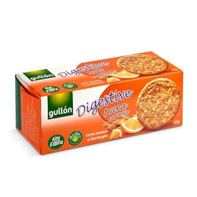Gullón Galletas Digestivas de Avena con Naranja, 425g