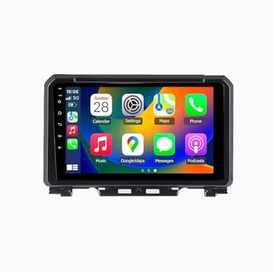 Android 13 2 DIN Pantalla Táctil Radio 9" Coche Pantalla para Suzuki Jimny 2018 2019 2020 con Enlace Espejo/Navegación GPS/Radio FM/BT/Mandos Volante/Reproductor Multimedia(8G+256G)