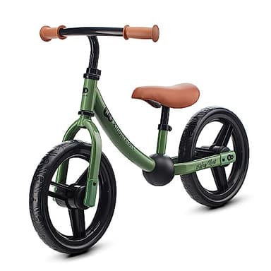 Kinderkraft, 2WAY Next Bicicleta sin Pedales, Bicicleta Infantil, Bici Bebe, Cuadro Bajo, Regulable, Sillín Blando, A Partir de 2 años hasta 35 kg, Verde
