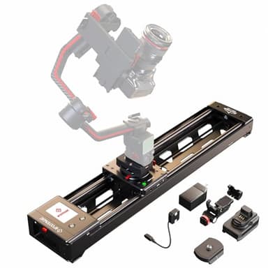 IFOOTAGE Shark Slider Nano II-660 (66cm) Cámara motorizada Shark Slider, Control de Pantalla táctil Mediante aplicación móvil/IPS, Disparo panorámico de 360°, Ultra silencioso, Carga hasta 3.5 kg