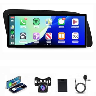 10.33 Pulgadas Android 13 Radio de Coche para Audi Q5 2009-2019, 2G+64G CarPlay Android Auto Inalámbrico Pantalla Táctil IPS HD GPS Wi-Fi Bluetooth DSP Enlace Espejo Radio FM RDS Cámara Trasera