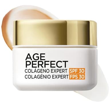 L’Oréal Paris, Age Perfect Colágeno Expert, Crema Día Anti_flacidez para Pieles Madura con Micro-Péptidos de Colágeno, Niacinamida y Protección UV SPF30 para Reducir Manchas y Reafirmar la piel, 50ml