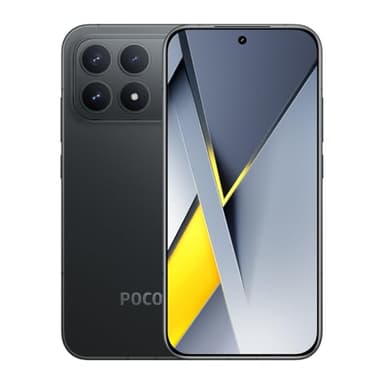 XIAOMI POCO F8 Pro 5G- Smartphone de 12+256GB, Triple cámara de 50MP con OIS, Pantalla AMOLED de 6,59” 120Hz, Snapdragon 8 Elite, Hypercharge 100W, Cargador no Incluido, Negro