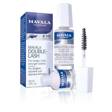 MAVALA - Double-Lash 10 ml, Cuidado Nutritivo para Pestañas Más Largas y Densas, Extracto Natural, Vitaminas y Proteínas, Cejas y Pestañas Tratamiento, Serum Pestañas Crecimiento, Tratamiento Nocturno