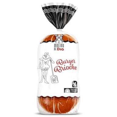 EL MOLINO DE DIA pan de hamburguesa brioche bolsa 300 gr