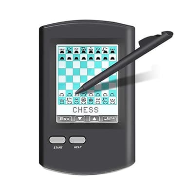 PLSGKF Mini Ajedrez Electronico Inteligente,Ajedrez TáCtil Juego Hombre-MáQuina MúLtiples Formas De Jugar,Ajedrez PortáTil HD PortáTil Partida De Un Jugador contra El Ordenador