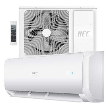 HEC - Aire Acondicionado Split Mural A++/A+ - Wifi - Aire Inteligente - Ventilador 5 Velocidades - Sistema Dry - Bomba de Calor -R32 - (3.5KW - 3010 Fg)