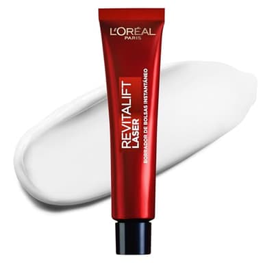 L'Oréal Paris Revitalift Laser Borrador de Bolsas Instantáneo. Deshincha y Alisa Bolsa de los Ojos en 15 minutos*. Corrector de Ojos. Mirada Firme y Rejuvenecida. Contorno de Ojos Hombre y Mujer.15ml