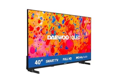 Daewoo 40DM65QV Smart TV de 40" QLED, con Resolución Full HD (1920 x 1080), HDR, Compatible con Asistente de Voz Alexa