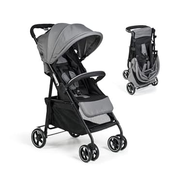 Ms - Silla de Paseo Street | Carrito Bebe lígero desde Nacimiento hasta 36 meses o 22 kg | Con Amortiguadores, Capota XXL y reclinación máxima