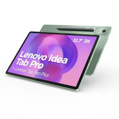Lenovo Idea Tab Pro – Tablet 12.7" 3K (MediaTek Dimensity 8300, 8 GB RAM, 256 GB UFS 4.0, 144 Hz, Wi-Fi 6E, Bluetooth 5.3, Android 14) Verde - Incluye Pen