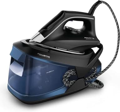 Rowenta Powersteam - Centro planchado alta presión 6,2 bares, golpe de vapor de 340 g/min, continuo de 120 g/min suela MicroSteam con depósito de 1,7 L y Modo Eco, para todos los tejidos