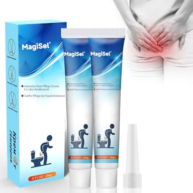 Crema para Hemorroides, Pomada hemorroidales, crema hemorrhoides, 2pc, Pomada para las hemorroidales Hombres y Mujeres, Alivio de acción rápida contra la picazón y el Ardor externos