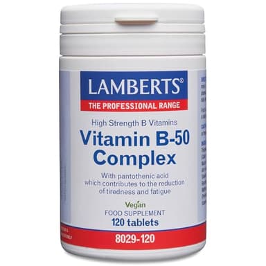 Lamberts Vitamina B-50 Complex - 120 Tabletas