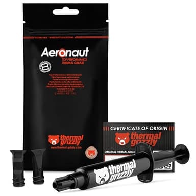 Thermal Grizzly - Aeronaut - Conexión del disipador de calor de enfriamiento y silencio para todos los enfriadores de CPU y tarjetas gráficas (7,8 Gramm / 3 ml)