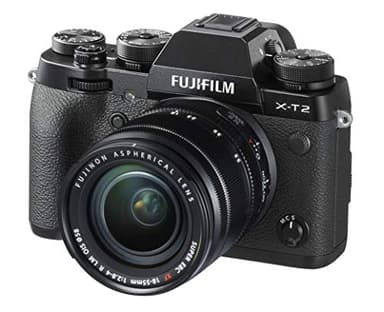Fujifilm X-T2 - Cámara sin espejo de óptica intercambiable de 24,3 MP (pantalla LCD de 3", APS-C"X-Trans CMOS III", 100-51200, estabilizador tipo OIS, WiFi, video 4K), negro - cuerpo