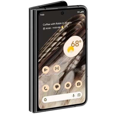 Google Pixel Fold 5G 256 GB + 12 GB de RAM desbloqueado de fábrica, doble SIM (Nano-SIM + eSIM) - Smartphone Android con pantalla plegable (obsidiana) (renovado)