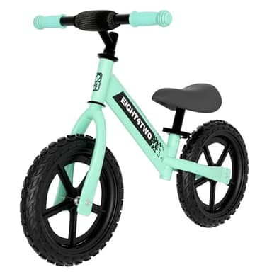 EIGHT4TWO Bicicleta sin Pedales para niño 2, 3, 4 y 5 años - Bici sin Pedales Ideal para Equilibrio - Juguetes para niños de 2, 3, 4 y 5 años. (Celeste)