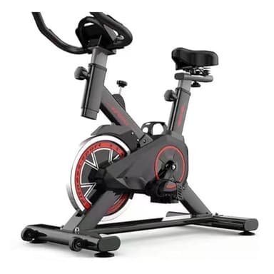 DASCK Bicicleta Estática Profesional para Casa con Pantalla LCD – Volante de Inercia 6 kg, Ajuste Total del Sillín y Resistencia Silenciosa – Ciclismo Indoor Fitness Hombre y Mujer