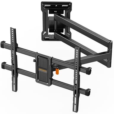 Perlegear Soporte TV Pared con Brazo Largo de 700 mm para Televisores de 32″-65″, Soporte Pared TV con Ajuste de Inclinación Doble y Gestión de Cables, hasta 60 kg, VESA Máx. 400x400 mm, PGMF24B