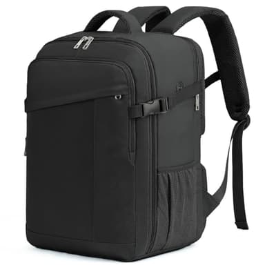 Mochila Viaje Cabina Avion 40x20x25, Mochila para Ryanair 40x20x25 Mochilas De Viaje Maletas 20L Cabina Avion Equipaje De Mano Bolsa con Bolsa Húmeda Independiente Y Bolsillo Antirrobo