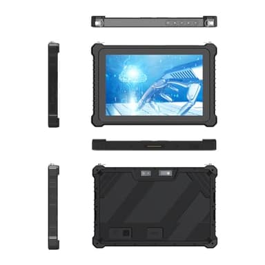 YanKe Tableta industrial IP67 de 8 pulgadas con Windows 10/11, impermeable, a prueba de caídas, a prueba de polvo, fuerte disipación de calor, 6000 mAh, 500 nit, GPS, WiFi, BT, 4G