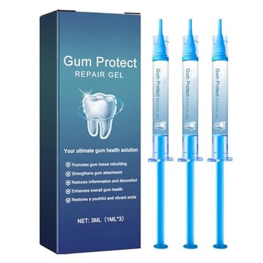 Mnozreo Gel Reparación de Encías,Esencia Revitaliza tus Encías,Gel para el Cuidado de las Encías,Esencia Terapia de Encías Dentizen,Gum Shield Therapy Gel,Gel de Terapia de Encías,3PC