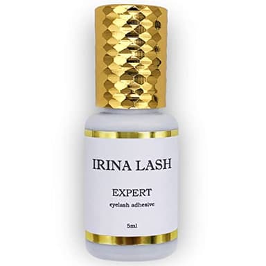 Pegamento Pestañas pelo a pelo Volumen Expert, Registro Sanitario, Secado Muy Rápido 0,5 seg, 7 sem retención, 5 ml negro para Extensiones - Irina Lash