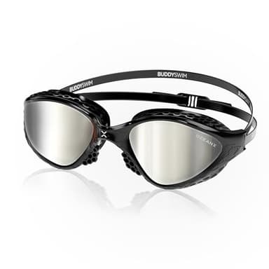 Gafas Natacion OzeanX. Gafas Natacion Hombre Protección UV400. Gafas Nadar Mujer Antivaho. Gafas Piscina Hombre con Lentes XVISION Panorámicas. Para Piscina Mujer con Ajuste Hidrodinámico Cómodo.