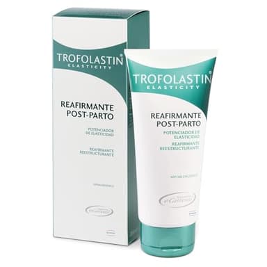 Trofolastin, Crema Reafirmante Postparto, Recupera la Firmeza y Elasticidad de la Piel, Con Colágeno y Centella Asiática, 200ml