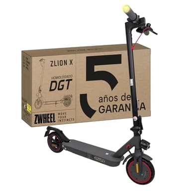 ZWHEEL ZLIONX | Patinete Eléctrico Adultos Homologado DGT - 700W MAX, 30km Autonomía, Intermitentes, Ruedas 8.5" Antipinchazo - Frenos de Disco y Eléctricos - App, Pantalla, 4 Velocidades