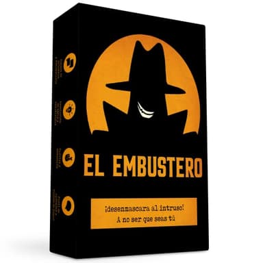 Oh Happy Games - El Embustero - ¿Conseguirás desenmascararlo? ¡Faroles, Creatividad, Juegos de Palabras y sospechas! Juego de Mesa - Familiar, Adultos y Chicos