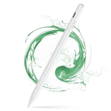 Lápiz digital para tableta, lápices capacitivos para pantallas táctiles, compatible con iPhone, Samsung / teléfonos inteligentes Android, bolígrafo magnético recargable para tableta, lápiz de dibujo